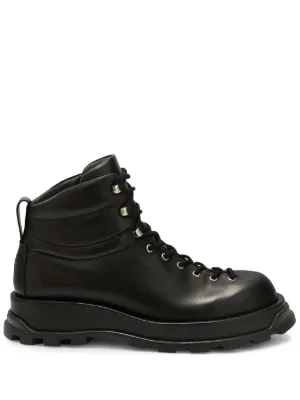 Prada レースアップ ブーツ | ブラック | FARFETCH JP