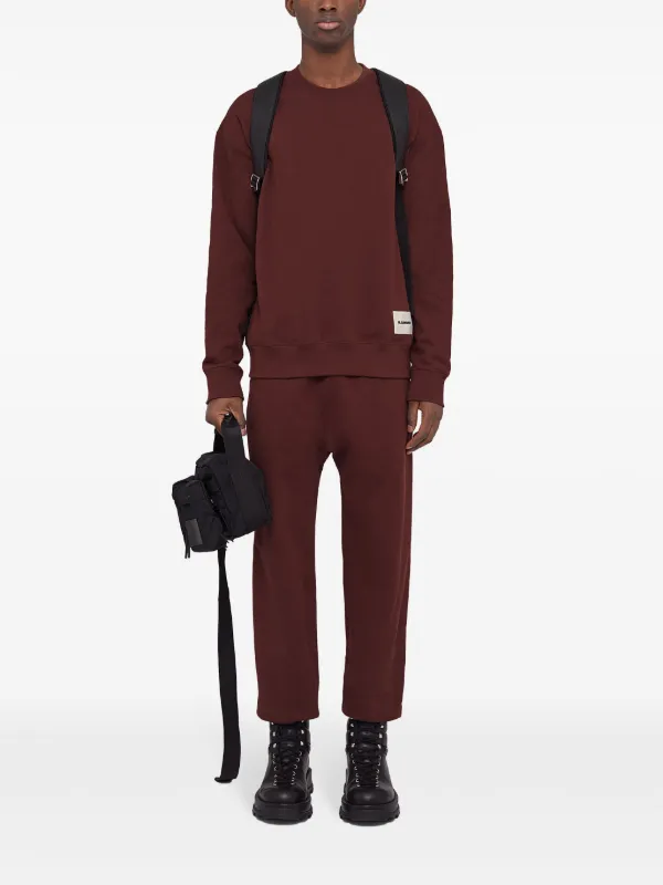 Jil Sander ロゴ スウェットシャツ | ブラウン | FARFETCH JP