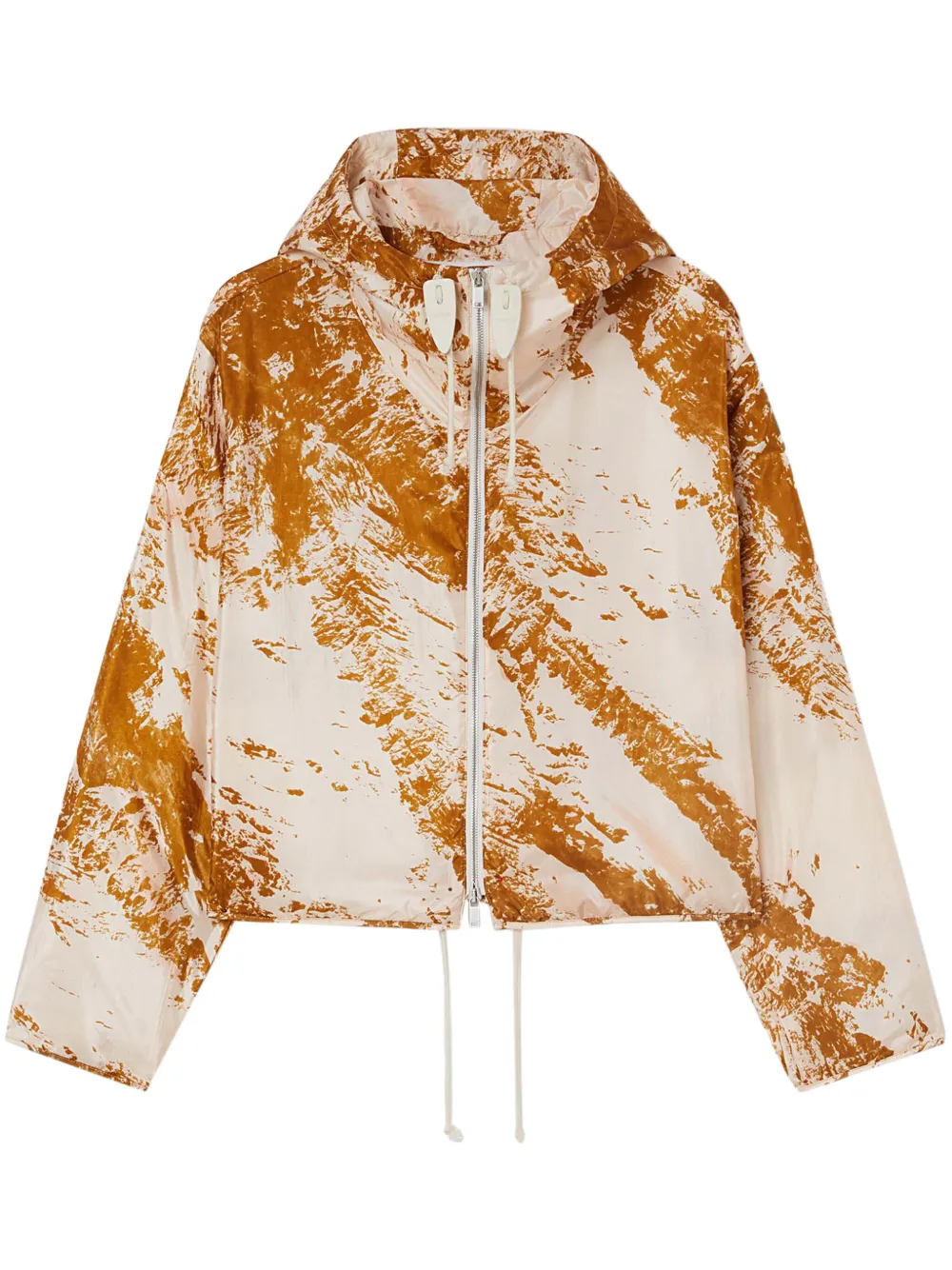 Jil Sander Jas met capuchon Beige