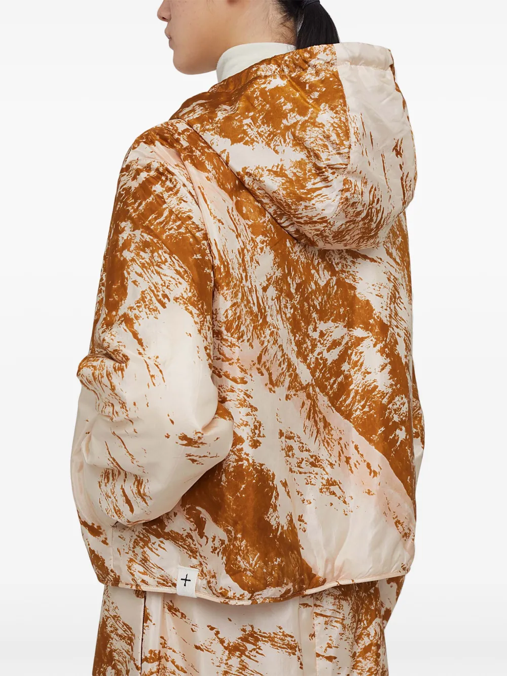Jil Sander Jas met capuchon Beige