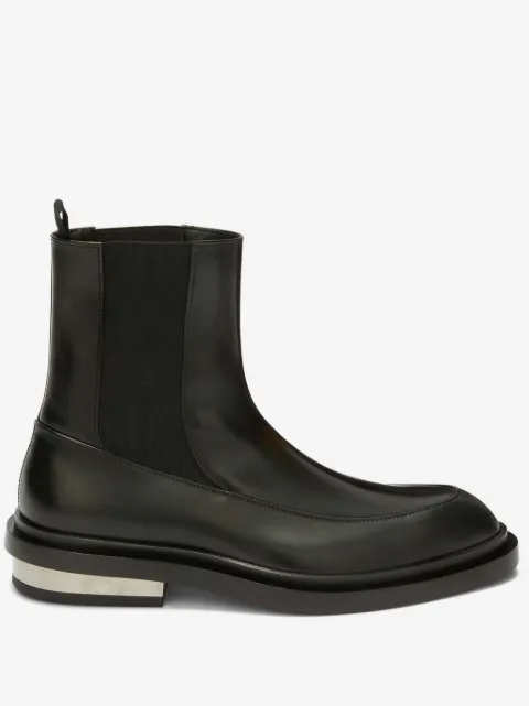 Jil Sander Knöchelhohe Lederstiefel