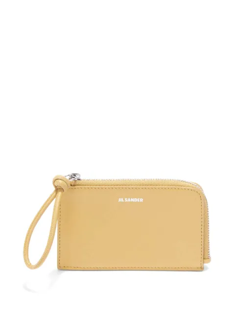 Jil Sander leather envelope coin purse