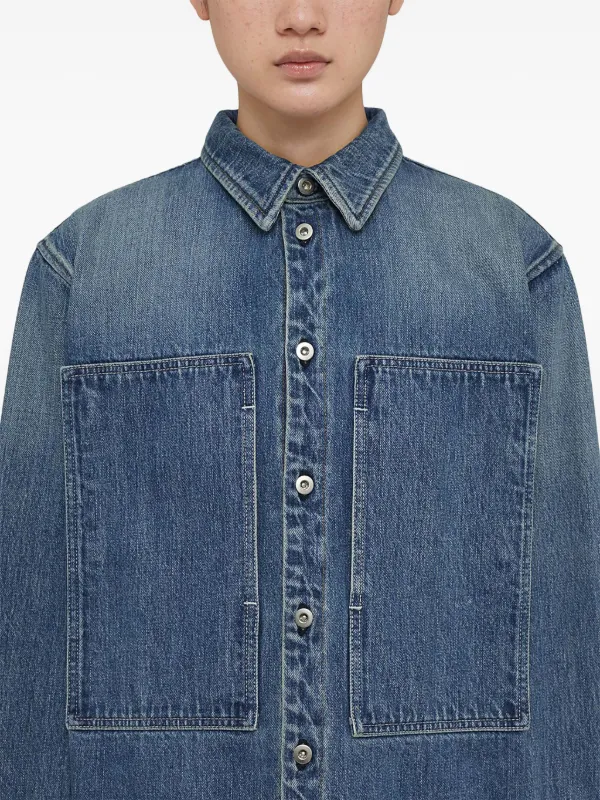 Jil Sander デニムシャツ | ブルー | FARFETCH JP