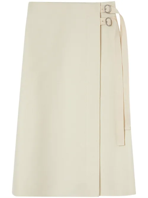 Jupe portefeuille à coupe mi-longue - Jil Sander - Modalova