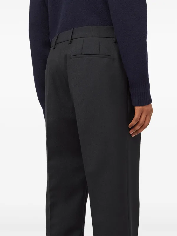 【関税込み】JIL SANDER Tailored pants Jil Sander slim-fit Tailored Wool Trousers | Black | FARFETCH