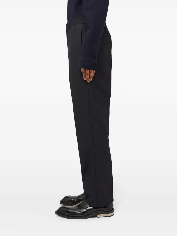 【送料&関税込】Jil Sander Straight Leg Tailored Trousers Jil Sander straight-leg Tailored Trousers | Green | FARFETCH