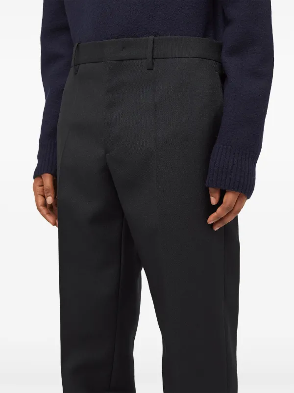 【送料&関税込】Jil Sander Tie Fastened Straight-leg Trouser Jil Sander straight-leg Tailored Trousers | Blue | FARFETCH