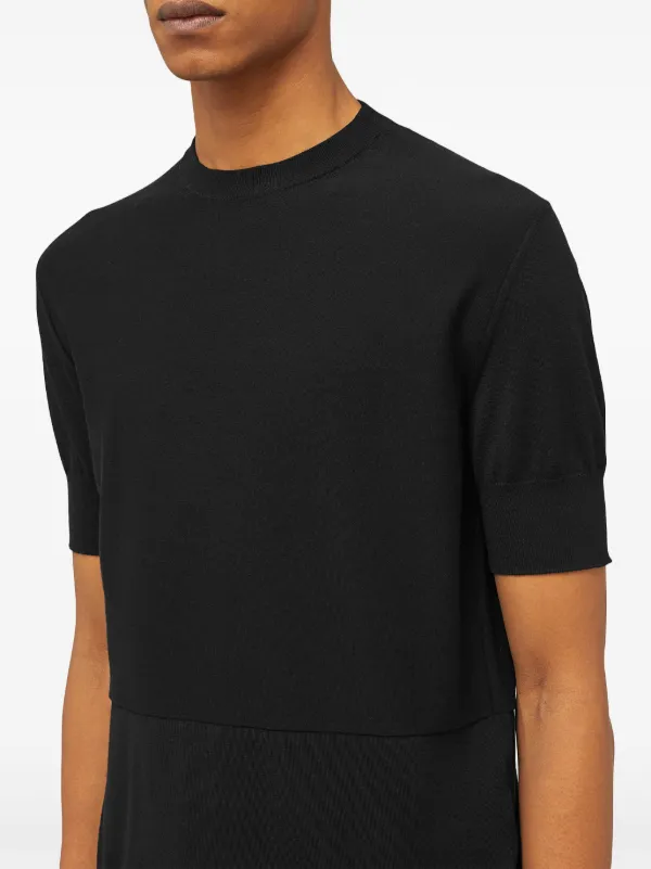 Jil Sander ニット Tシャツ | ブラック | FARFETCH JP