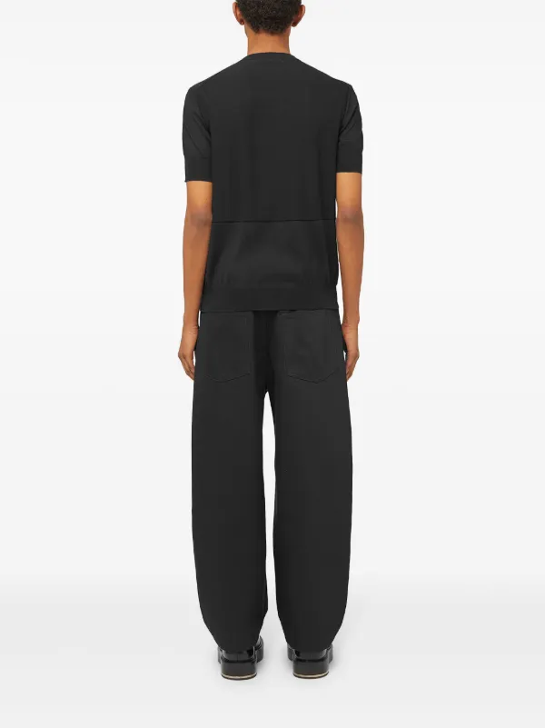 Jil Sander ニット Tシャツ | ブラック | FARFETCH JP