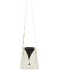 Jil Sander small Curve cross body bag - White