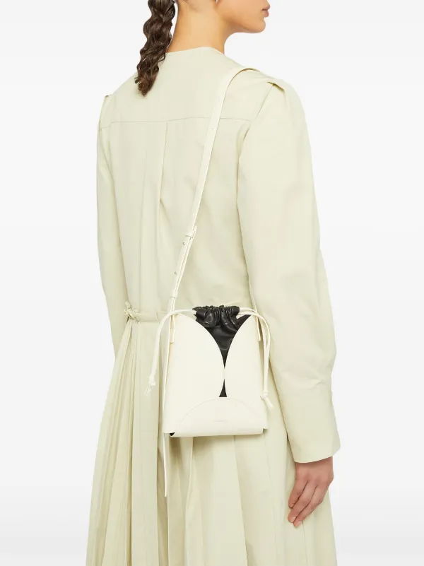 Jil Sander Small Curve Cross Body Bag | White | FARFETCH Jil Sander Small Curve Cross Body Bag | White | FARFETCH