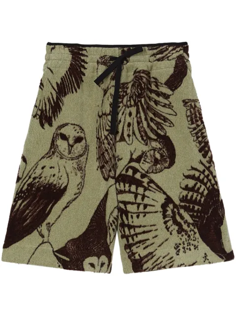 Jil Sander shorts elásticos en jacquard