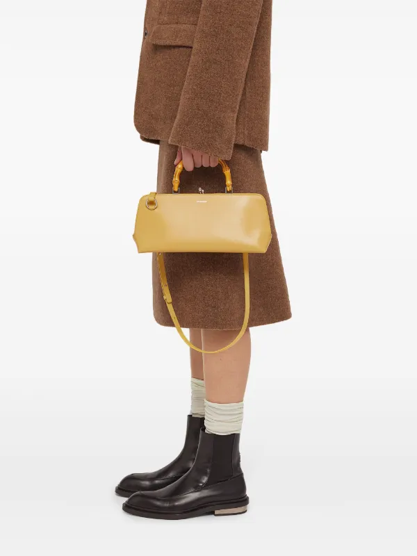 【JIL SANDER】 Small Goji Bamboo パルメラートレザーバッグ Mini goji bamboo パルメラートレザーバッグ - Jil Sander