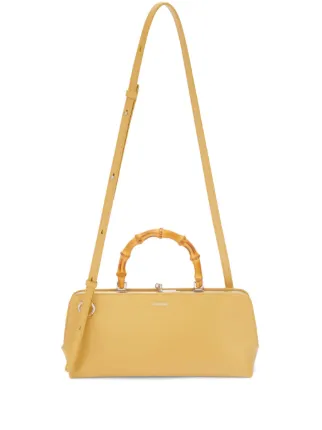 Jil Sander Small Goji Bamboo Bag | Yellow | FARFETCH JO