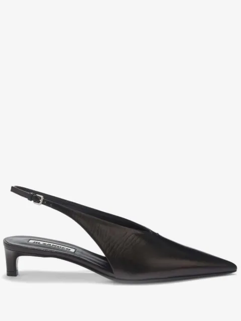 Jil Sander pointed-toe slingback pumps