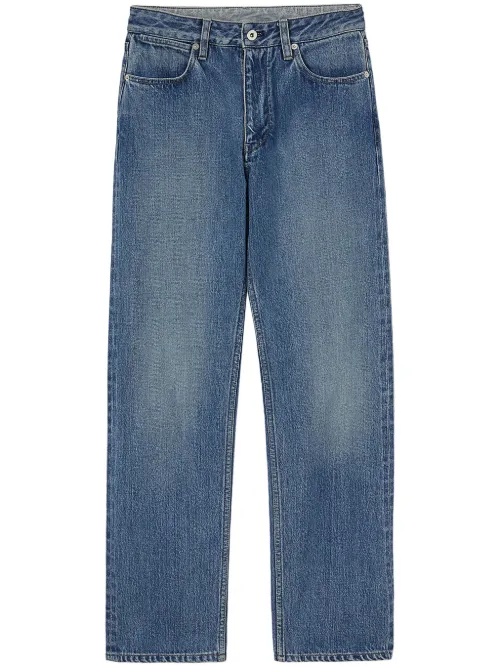 Jean droit à patch logo - Jil Sander - Modalova