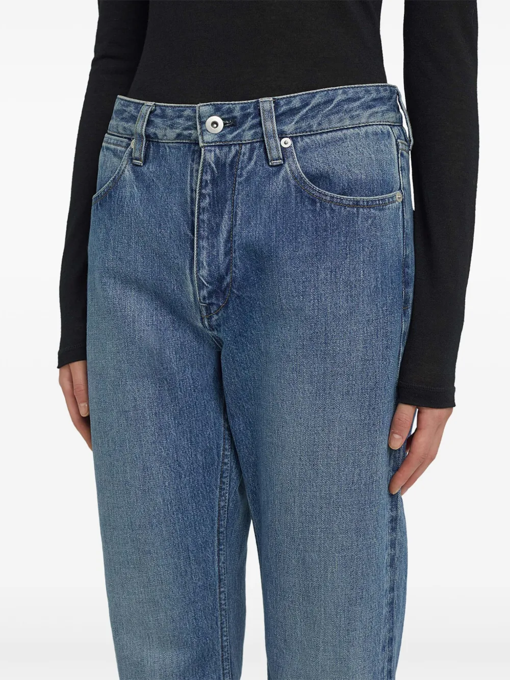 Jil Sander Straight jeans Blauw