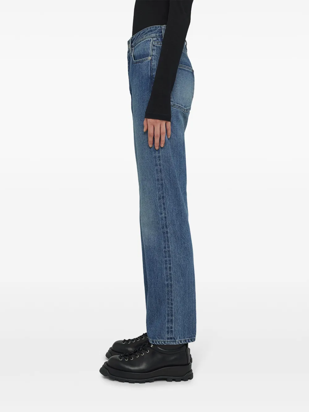 Jil Sander Straight jeans Blauw