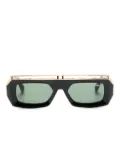 Cazal rectangle-frame sunglasses - Black