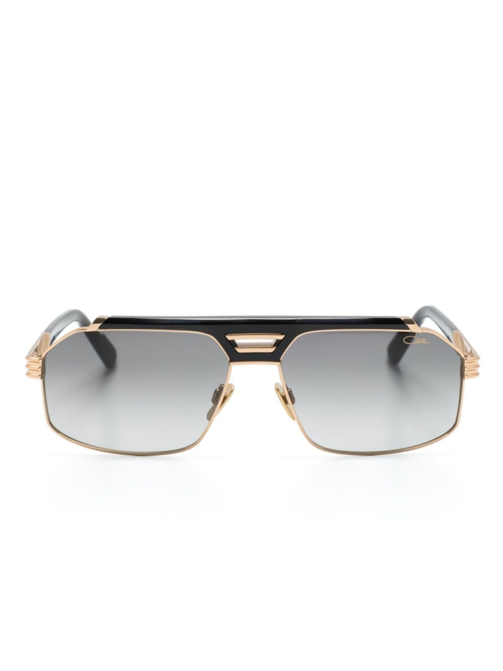 Cazal Navigator-frame Sunglasses In Gold