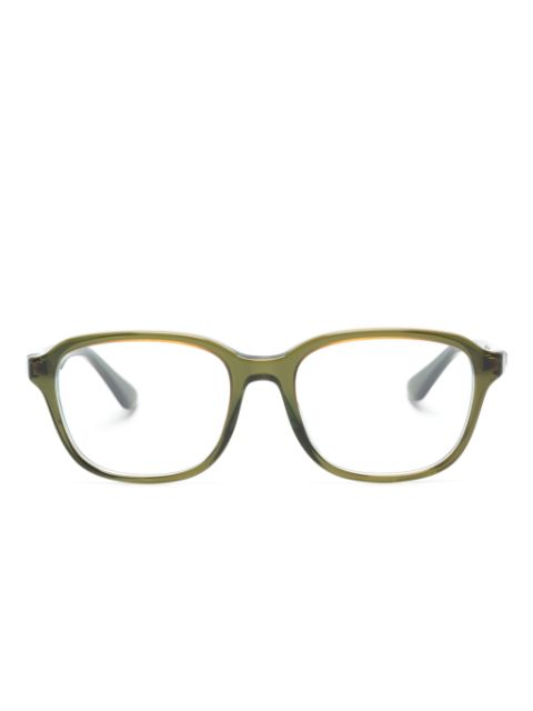 RAY-BAN JUNIOR logo-plaque square-frame glasses