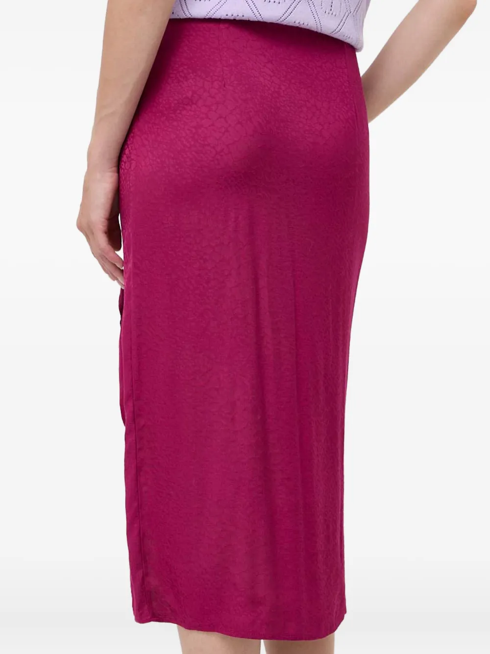 TWINSET Midi-rok met ruches Roze