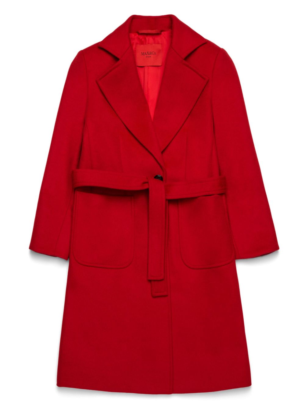 MAX&Co. Kids wool coat - Red