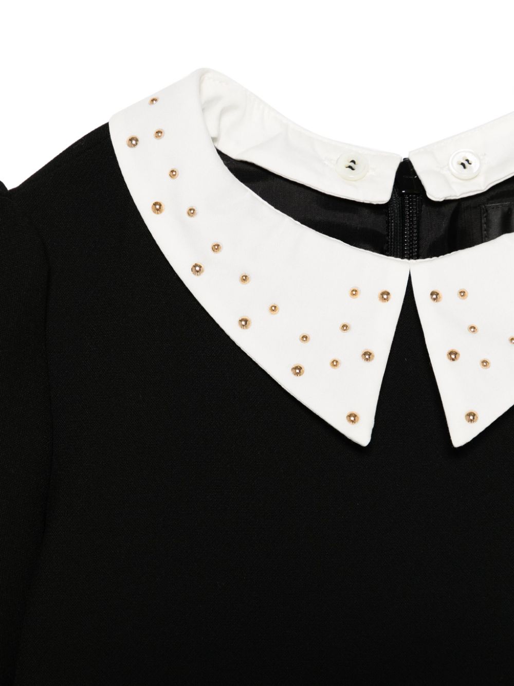 VERSACE STUD-EMBELLISHED DRESS 