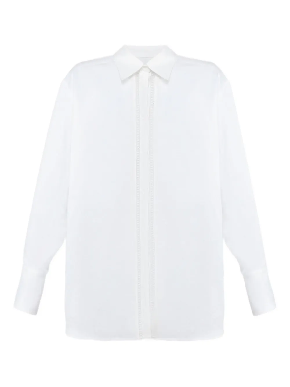 BOSS long-sleeve collared shirt | White | Image 1