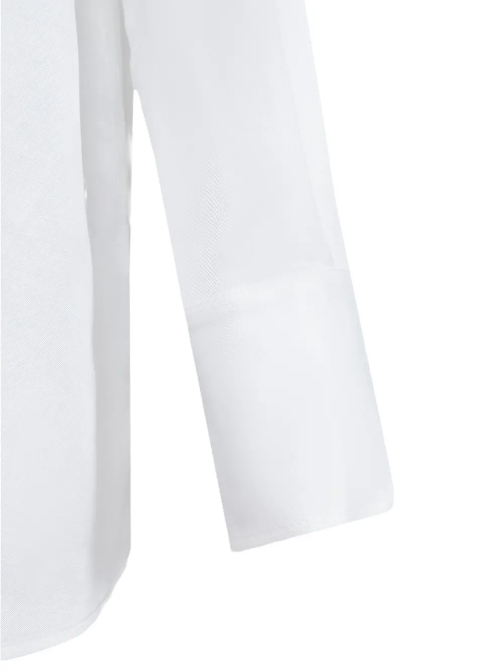Hugo Boss Long-sleeve Collared Shirt In White