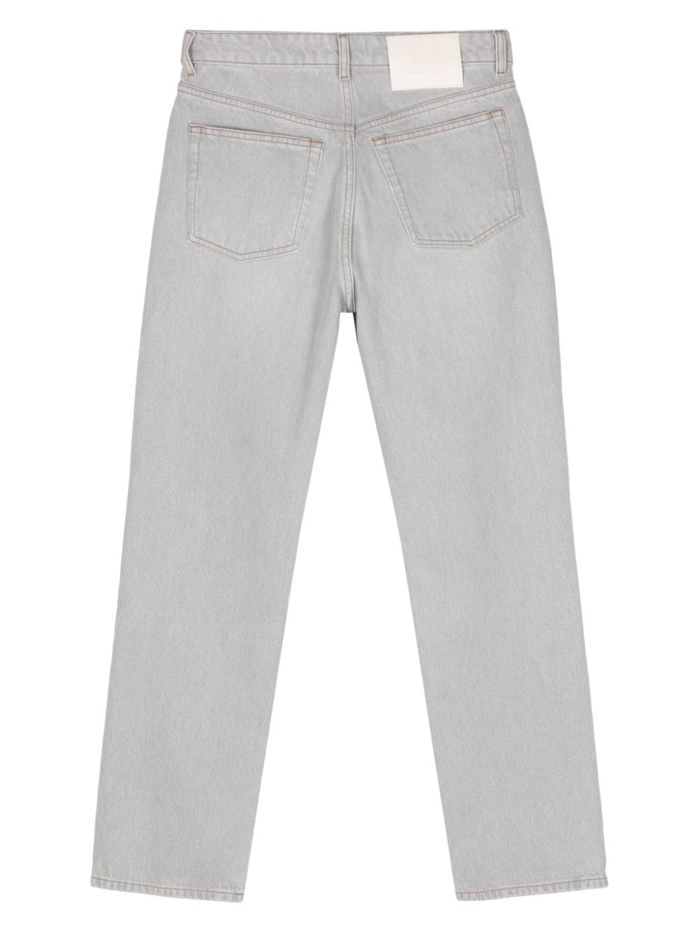 AMI Paris Jeans met logopatch - Grijs