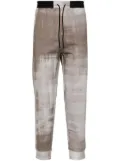 BOSS abstract-pattern track pants - Neutrals