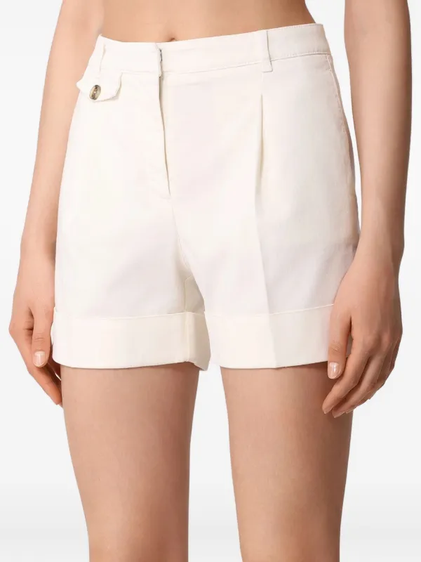 alexanderwang プリーツショートパンツ ホワイト ピンク系 Alexander Wang(アレキサンダーワン) ショートパンツ