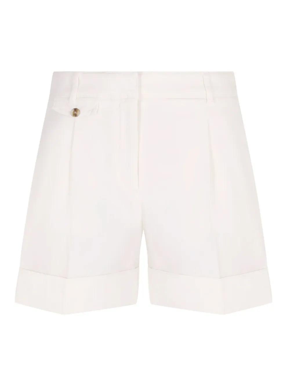 BOSS pleated-front cuffed shorts | White | Image 1