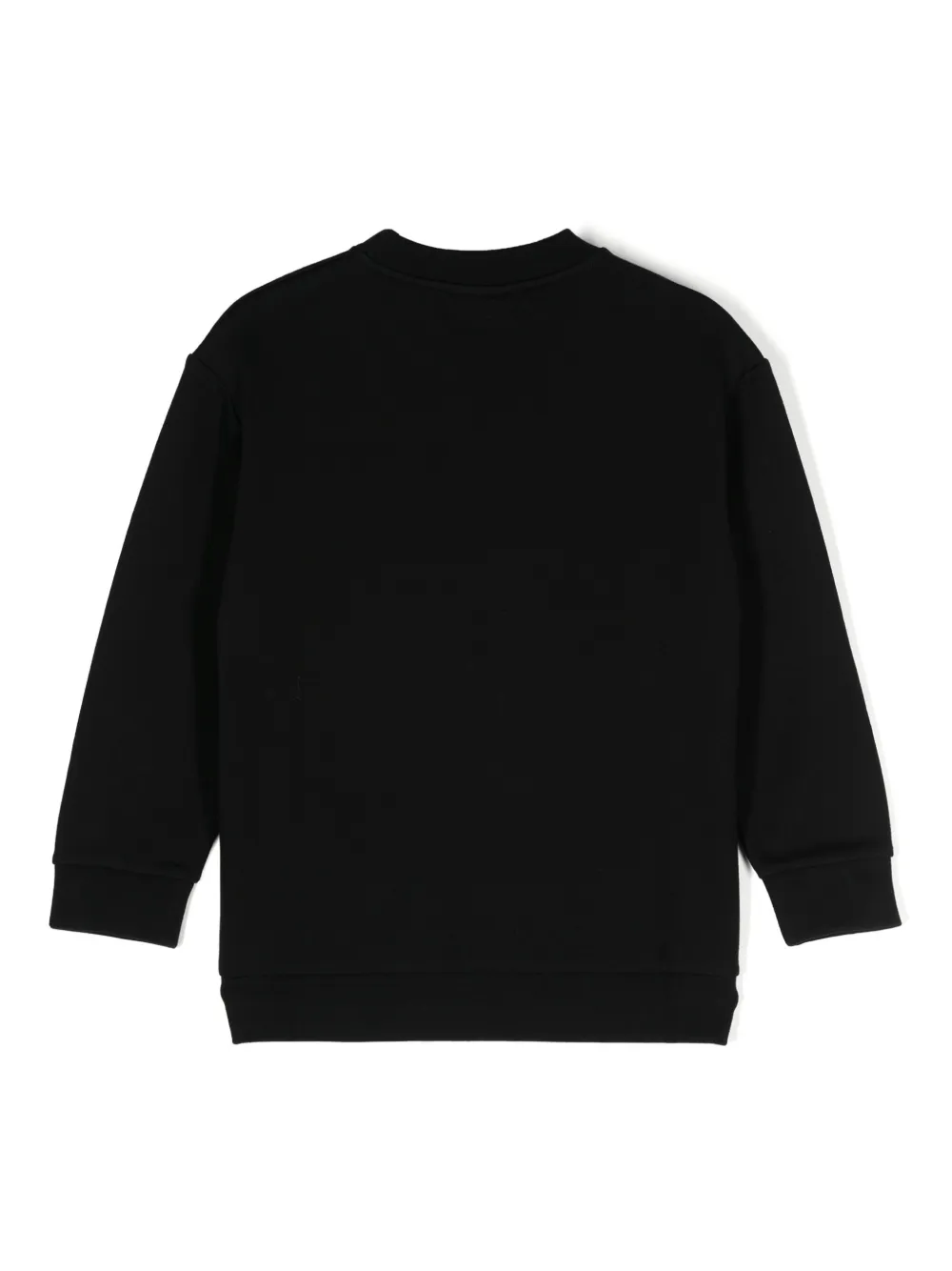 Fendi Kids Katoenen sweater met logo Zwart