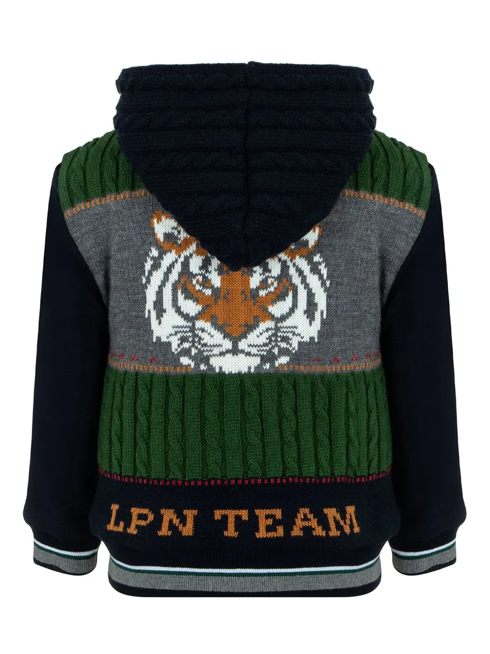 Lapin House Intarsia jack Blauw