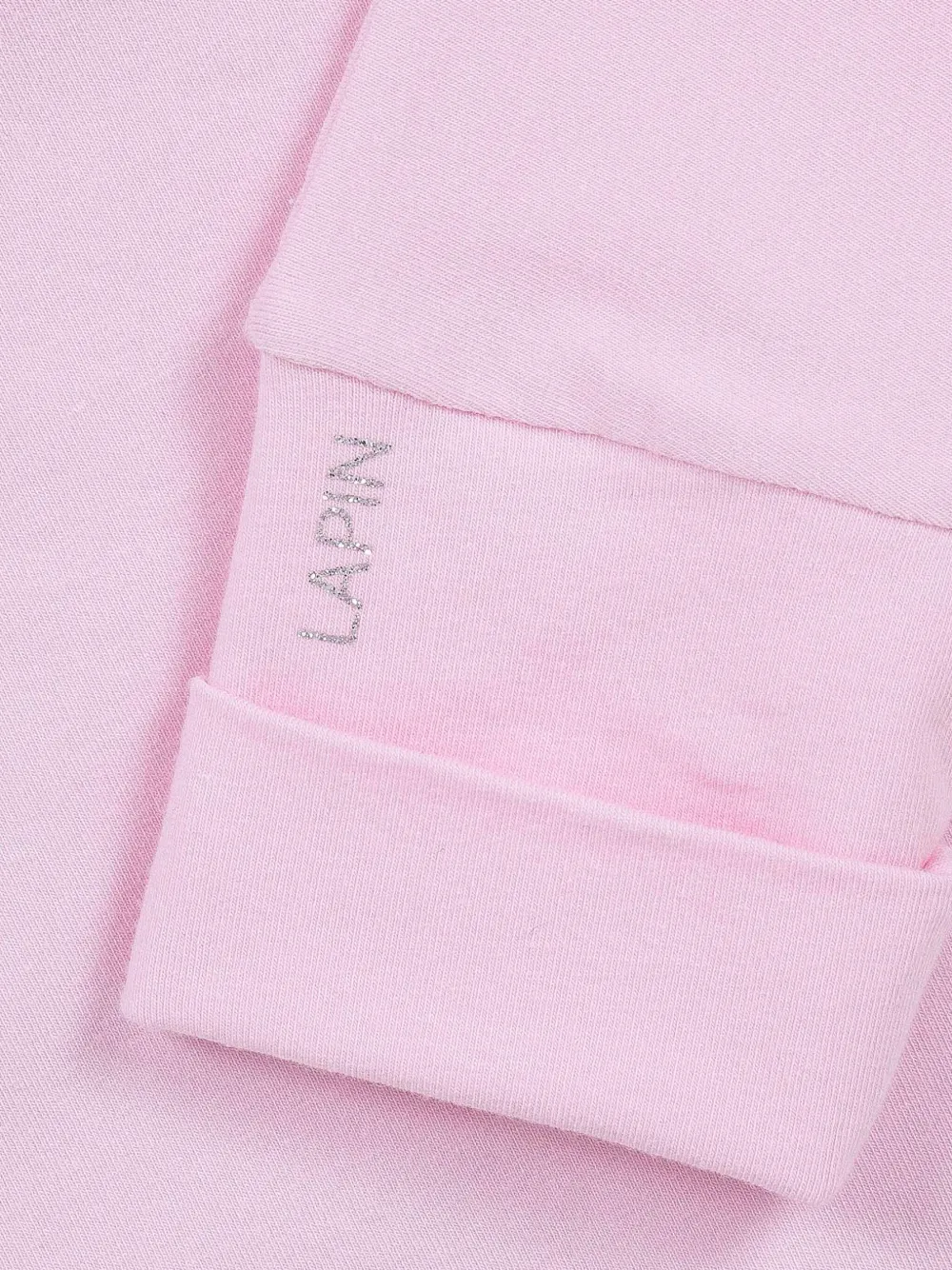 Lapin House Katoenen sweater met print Roze