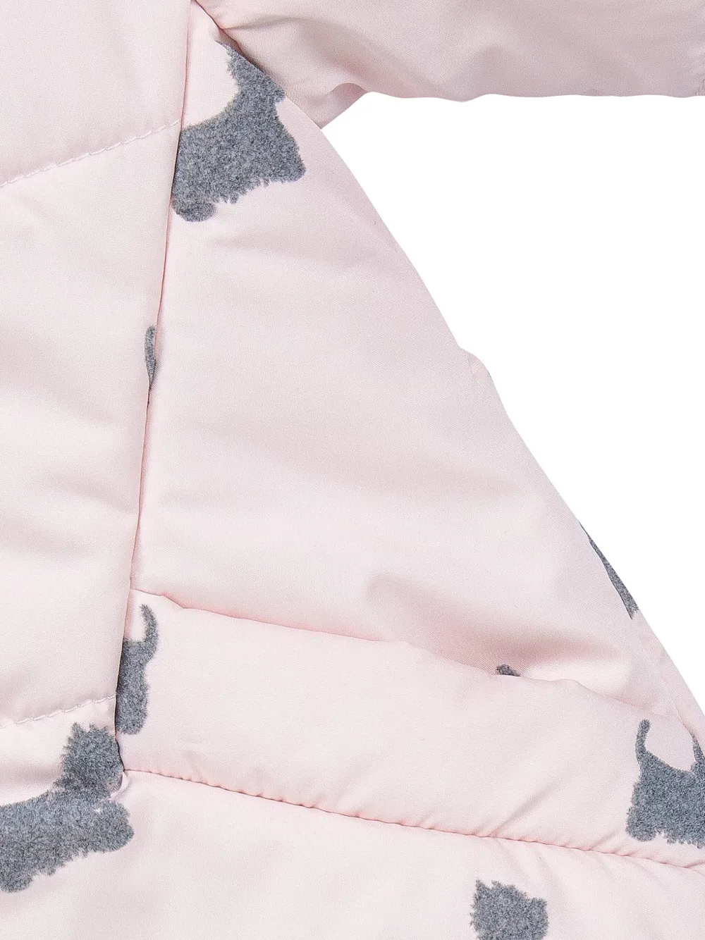 Lapin House Gewatteerd jack met hondenprint Roze