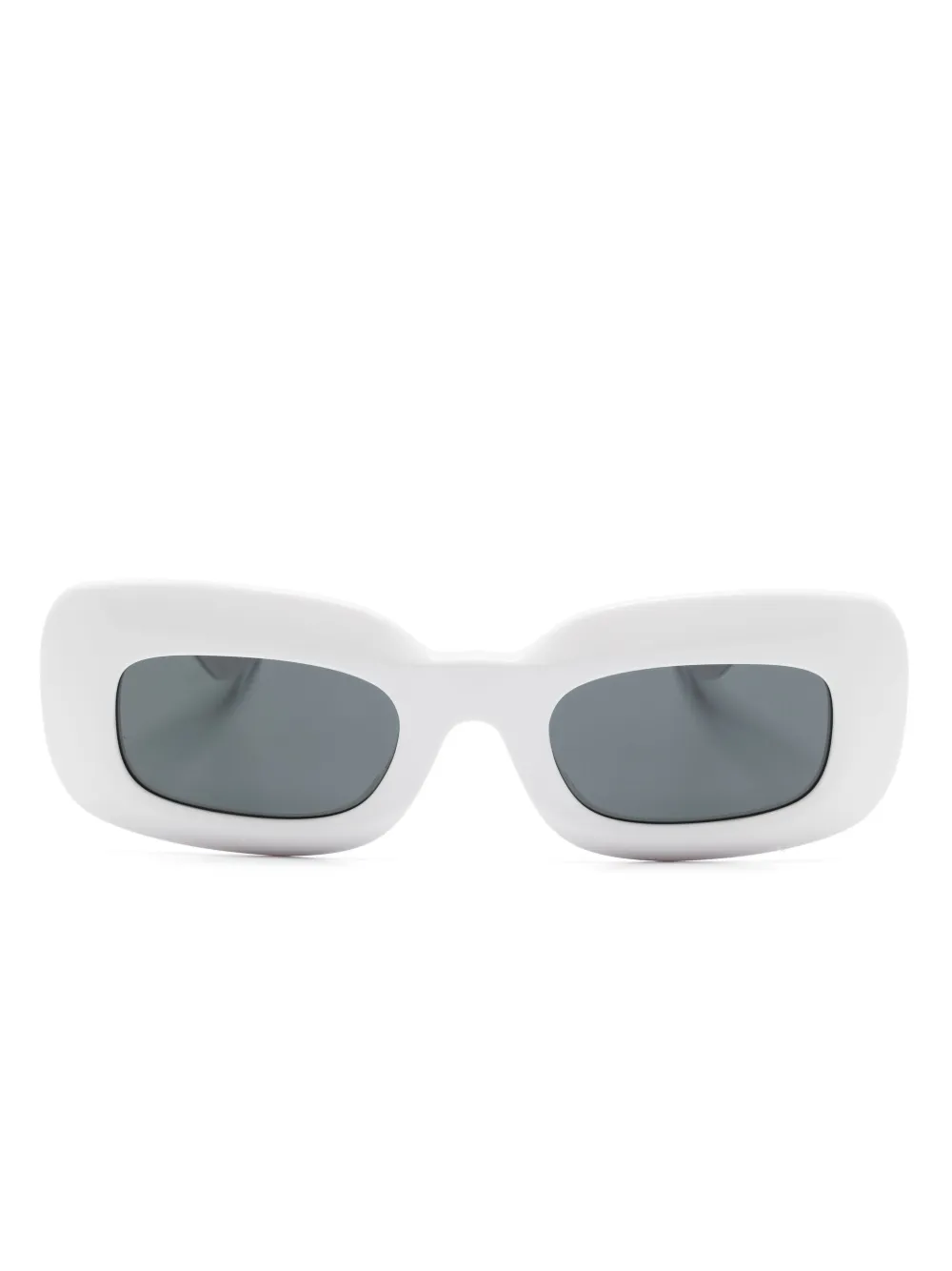 KHAITE 1966C rectangle-frame sunglasses | White | Image 1
