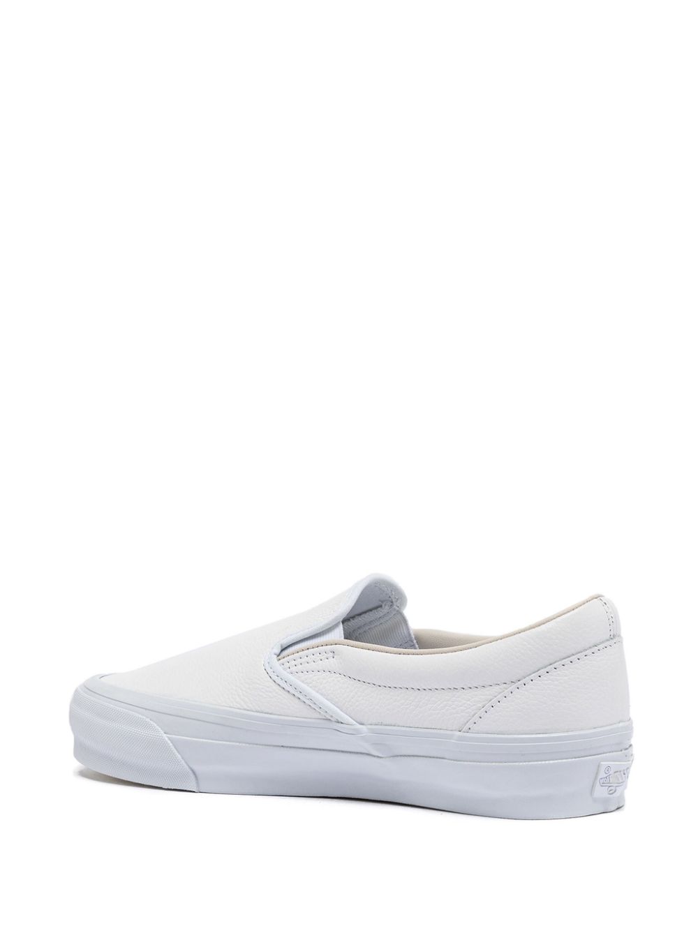 Vans leather classic slip-on sneakers White