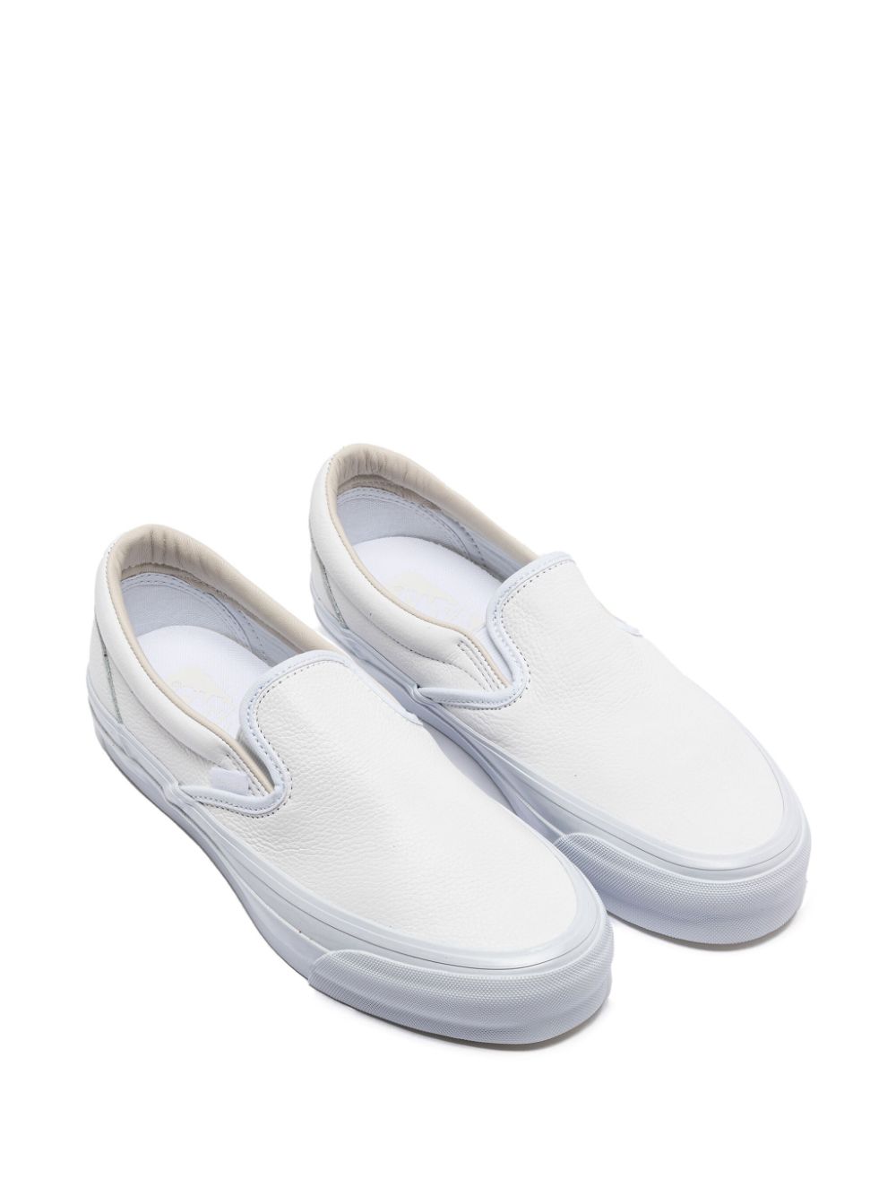 Vans leather classic slip-on sneakers White