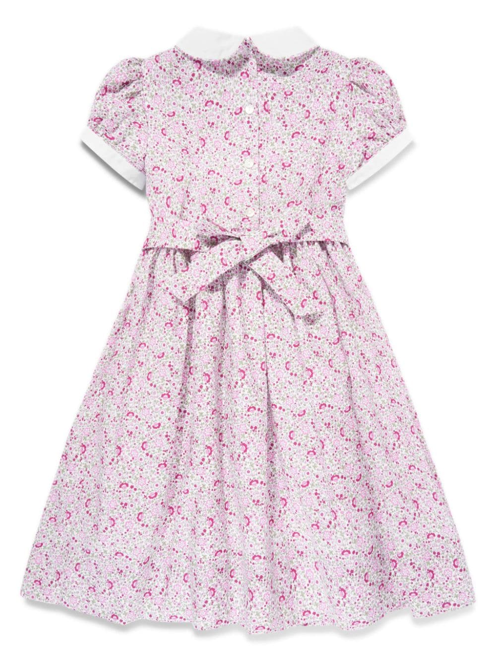 Sarah Louise floral print cotton dress - Roze