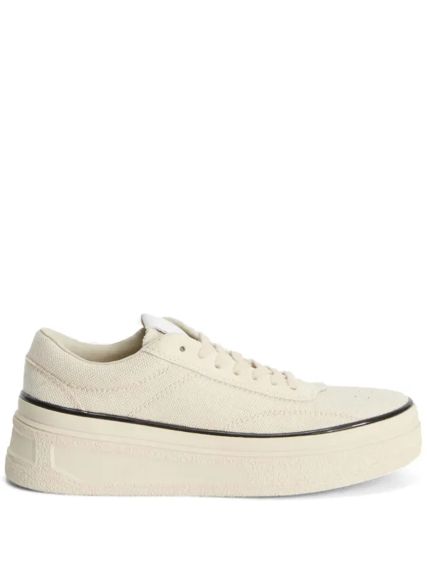 Jil Sander キャンバス スニーカー | ニュートラル | FARFETCH JP Jil Sander キャンバス スニーカー | ニュートラル | FARFETCH JP