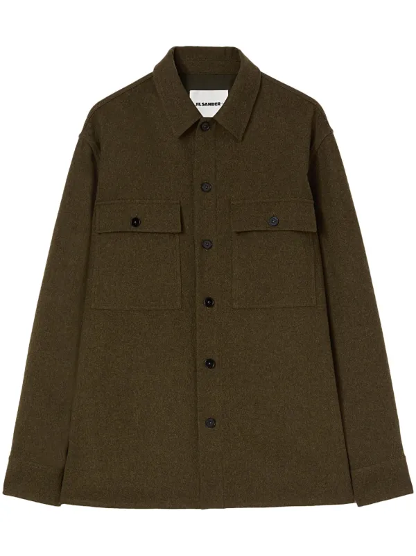 【美品】JIL SANDER WOOL FLANNEL SHIRT JACKET 23874574_54028757_600.jpg