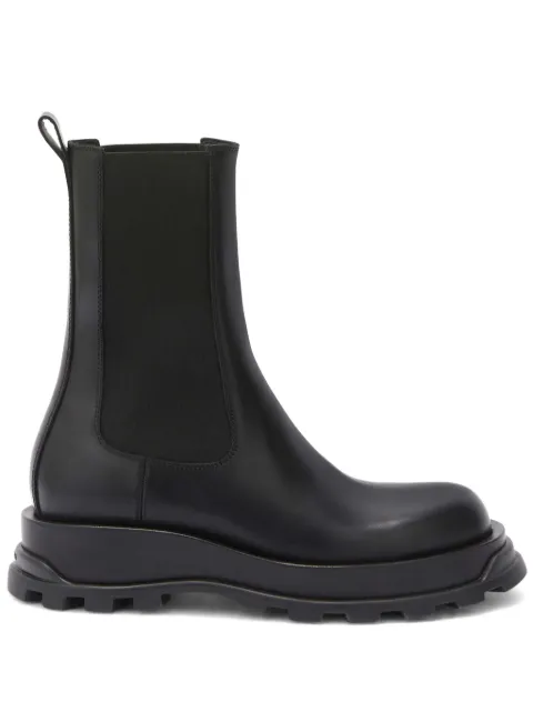 Jil Sander leather chelsea boots