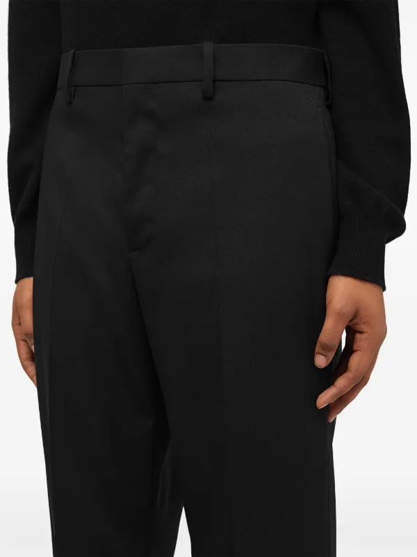 【関税込み】Jil Sander ブラック テーラードパンツ Jil Sander テーラードパンツ | ブラック | FARFETCH JP