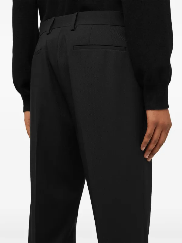 【送料&関税込】Jil Sander Straight Leg Tailored Trousers Jil Sander straight-leg Tailored Trousers | Black | FARFETCH
