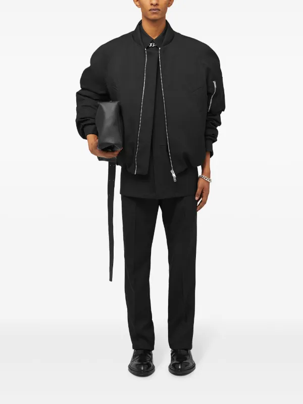 【送料&関税込】Jil Sander Tailored Pants Straight Jil Sander straight-leg Tailored Trousers | Black | FARFETCH BH