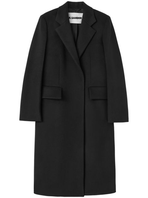 Jil Sander wool double-breasted coat