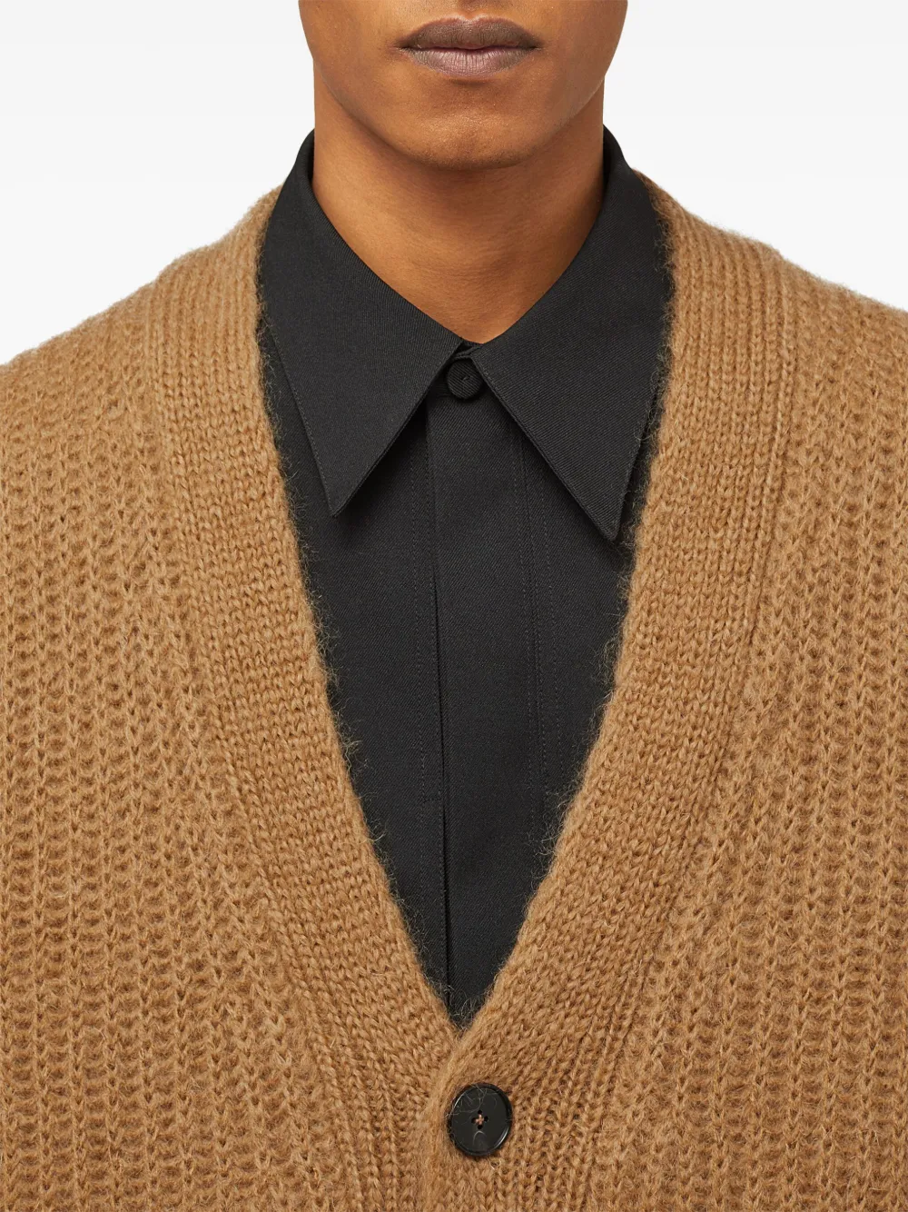 Jil Sander Wollen vest Bruin